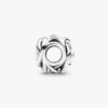„July True Red Eternity Circle“-Charm – Sterlingsilber