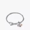 Just Married zweifarbiges Hochzeitsglocken-Charm- und Armband-Set, 2er-Set Just Married zweifarbiges Hochzeitsglocken-Charm- und Armband-Set, 2er-Set