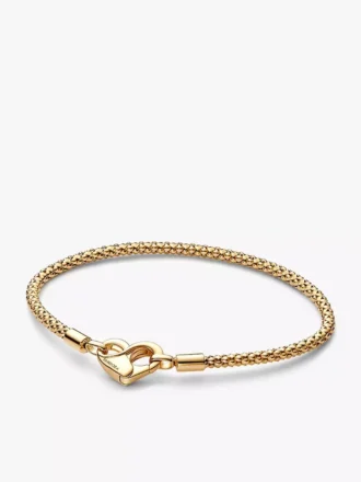 Charm-Armband-Set „Golden Rose in Bloom“ (2er-Set)