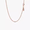 Klassische Kabelkette 14 Karat Roségold-Beschichtung Klassische Kabelkette 14 Karat Roségold-Beschichtung