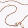 Klassische Kabelkette 14 Karat Roségold-Beschichtung Klassische Kabelkette 14 Karat Roségold-Beschichtung
