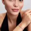 Kleines Tennisarmband in Rosa aus Sterlingsilber Kleines Tennisarmband in Rosa aus Sterlingsilber