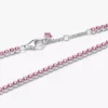 Kleines Tennisarmband in Rosa aus Sterlingsilber Kleines Tennisarmband in Rosa aus Sterlingsilber