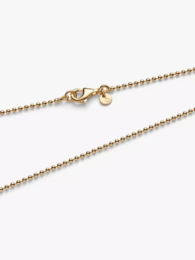 Kugelkette, 14 Karat vergoldet