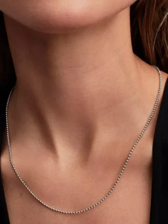 Kugelkette aus Sterlingsilber