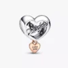 „Love You Daughter“-Herz-Charm aus Sterlingsilber, 14-karätige Roségoldbeschichtung „Love You Daughter“-Herz-Charm aus Sterlingsilber, 14-karätige Roségoldbeschichtung