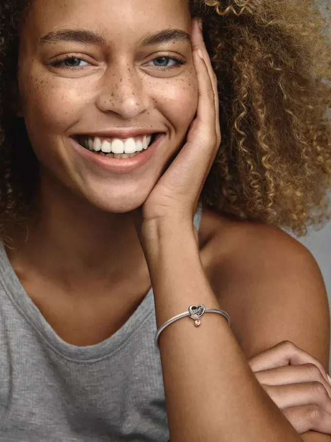 „Love You Daughter“-Herz-Charm aus Sterlingsilber, 14-karätige Roségoldbeschichtung „Love You Daughter“-Herz-Charm aus Sterlingsilber, 14-karätige Roségoldbeschichtung