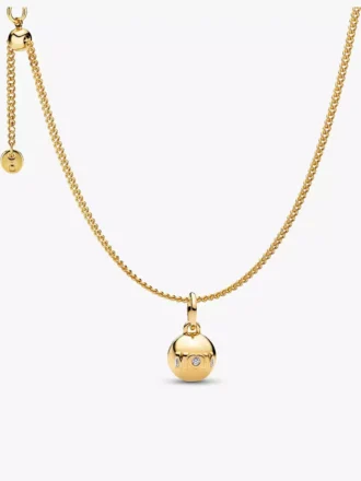„Love you mom“-Charm-Halskette, 2er-Set