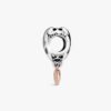 „Love You Mom“-Herz-Charm – Sterlingsilber, 14 Karat Roségold-Beschichtung