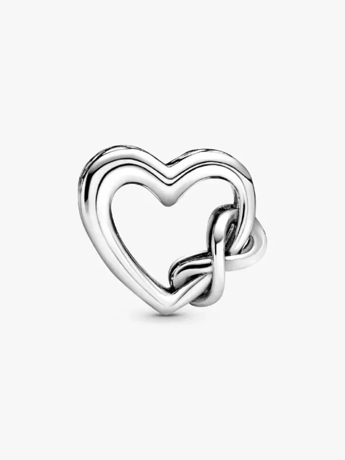 „Love you mom“ Infinity-Herz-Charm aus Sterlingsilber „Love you mom“ Infinity-Herz-Charm aus Sterlingsilber