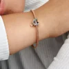 „Love you sister“-Herz-Charm aus Sterlingsilber, 14 Karat rosévergoldet „Love you sister“-Herz-Charm aus Sterlingsilber, 14 Karat rosévergoldet