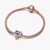 „Love you sister“-Herz-Charm aus Sterlingsilber, 14 Karat rosévergoldet „Love you sister“-Herz-Charm aus Sterlingsilber, 14 Karat rosévergoldet