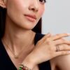 Schlangenverschluss- und Kettenarmband – Sterlingsilber, 14-karätig vergoldet Schlangenverschluss- und Kettenarmband – Sterlingsilber, 14-karätig vergoldet