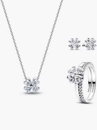Lucky Little Sparkle Ohrringe- und Halsketten-Set, 3er-Set