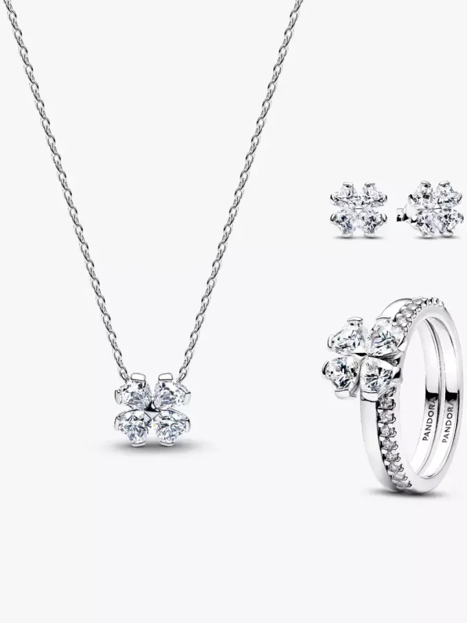 Lucky Little Sparkle Ohrringe- und Halsketten-Set, 3er-Set