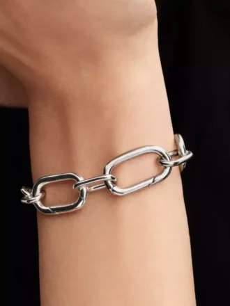 Markantes Gliederarmband aus Sterlingsilber Markantes Gliederarmband aus Sterlingsilber