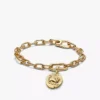 Markantes und mutiges Medaillon-Armband-Set, 2er-Set Markantes und mutiges Medaillon-Armband-Set, 2er-Set