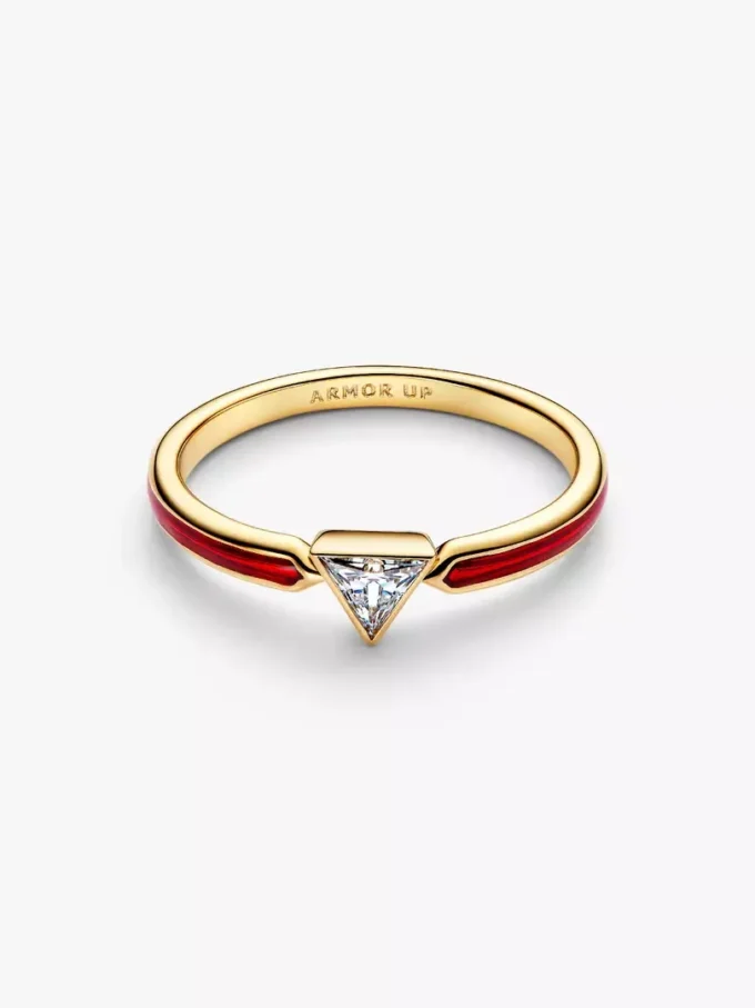 Marvel Iron Man-Ring, 14-karätig vergoldet Marvel Iron Man-Ring, 14-karätig vergoldet