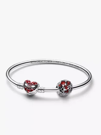 Marvel Spider-Man Charm- und Bangle-Set, 2er-Set Marvel Spider-Man Charm- und Bangle-Set, 2er-Set