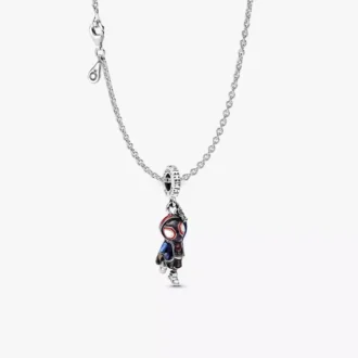 Marvel Spider-Man Miles Morales Charm-Halskette, 2er-Set