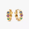 Marvel The Avengers Infinity Stones Ohrringe, 14 Karat vergoldet
