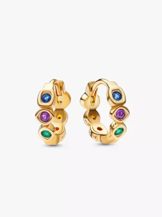 Marvel The Avengers Infinity Stones Ohrringe, 14 Karat vergoldet