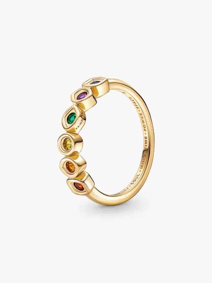 Marvel The Avengers Infinity Stones Ring, 14-karätig vergoldet Marvel The Avengers Infinity Stones Ring, 14-karätig vergoldet