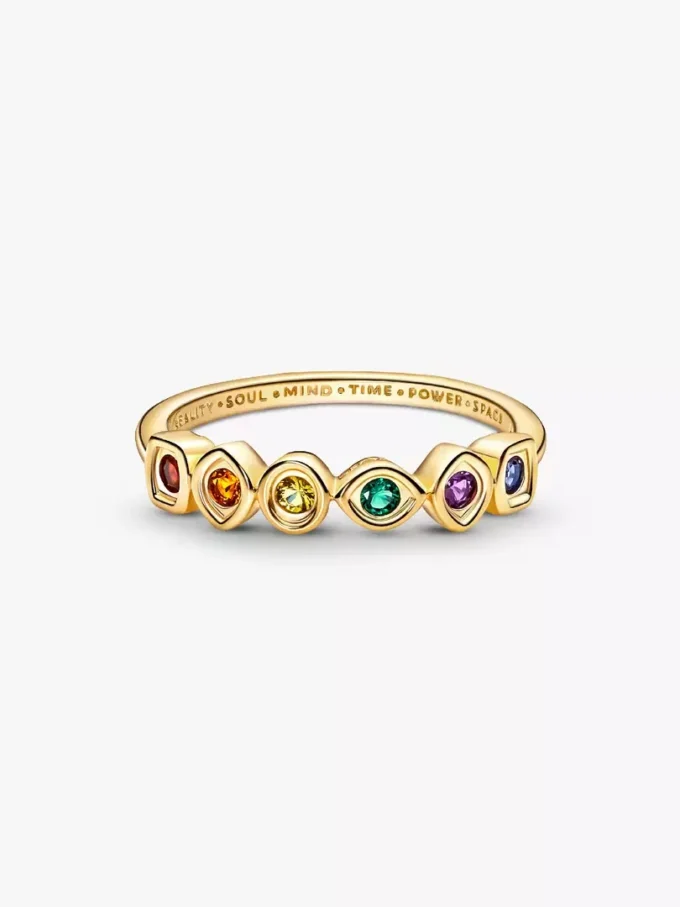 Marvel The Avengers Infinity Stones Ring, 14-karätig vergoldet Marvel The Avengers Infinity Stones Ring, 14-karätig vergoldet