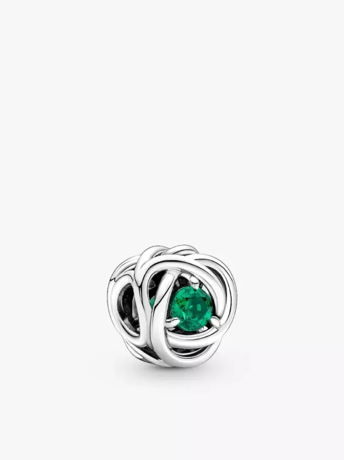 „May Birthstone Eternity Circle O Pendant“-Anhänger-Set, 3er-Set „May Birthstone Eternity Circle O Pendant“-Anhänger-Set, 3er-Set