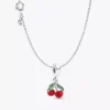 Megans Kirsch-Charm-Halskettenset, 2er-Set Megans Kirsch-Charm-Halskettenset, 2er-Set