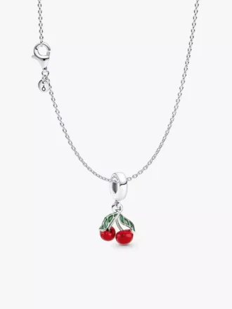 Megans Kirsch-Charm-Halskettenset, 2er-Set