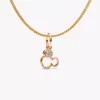 Mickey-Mouse-Silhouette-Charm-Halskette, 2er-Set Mickey-Mouse-Silhouette-Charm-Halskette, 2er-Set