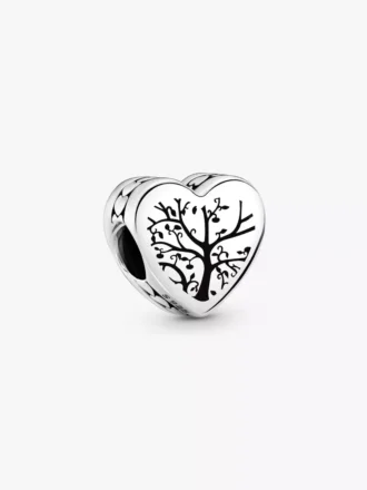 Mija-Herz-Charm aus Sterlingsilber