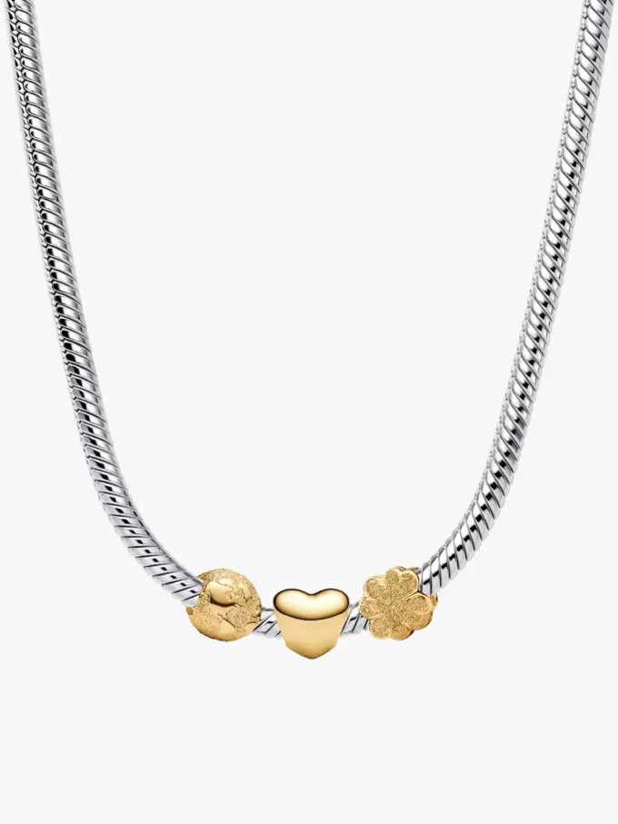 Mini-Charm-Halskette „Golden Journey“, 4er-Set Mini-Charm-Halskette „Golden Journey“, 4er-Set