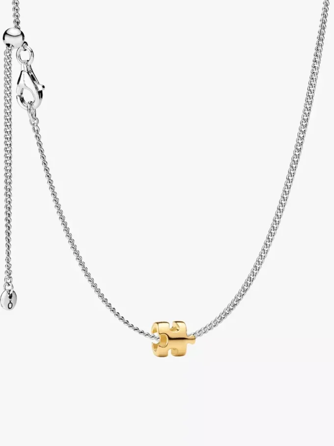Mini-Charm-Halskette „Puzzle-Teil“ im 2er-Set Mini-Charm-Halskette „Puzzle-Teil“ im 2er-Set