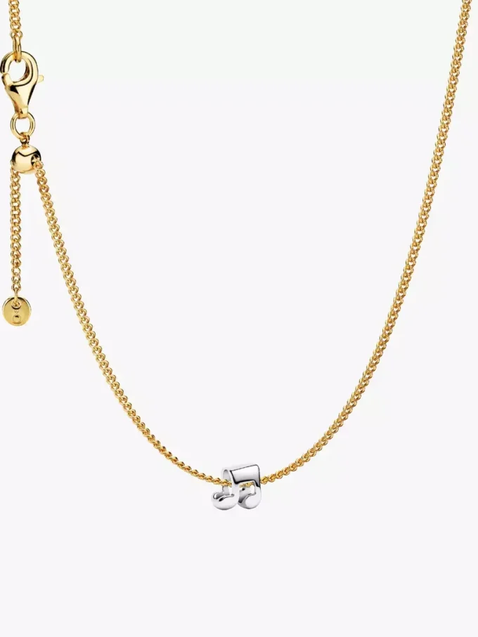 Mini-Charm-Halskettenset „Musiknote“ (2er-Set) Mini-Charm-Halskettenset „Musiknote“ (2er-Set)