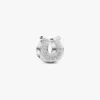 Mini-Charm „Hufeisen“ mit Struktur aus Sterlingsilber