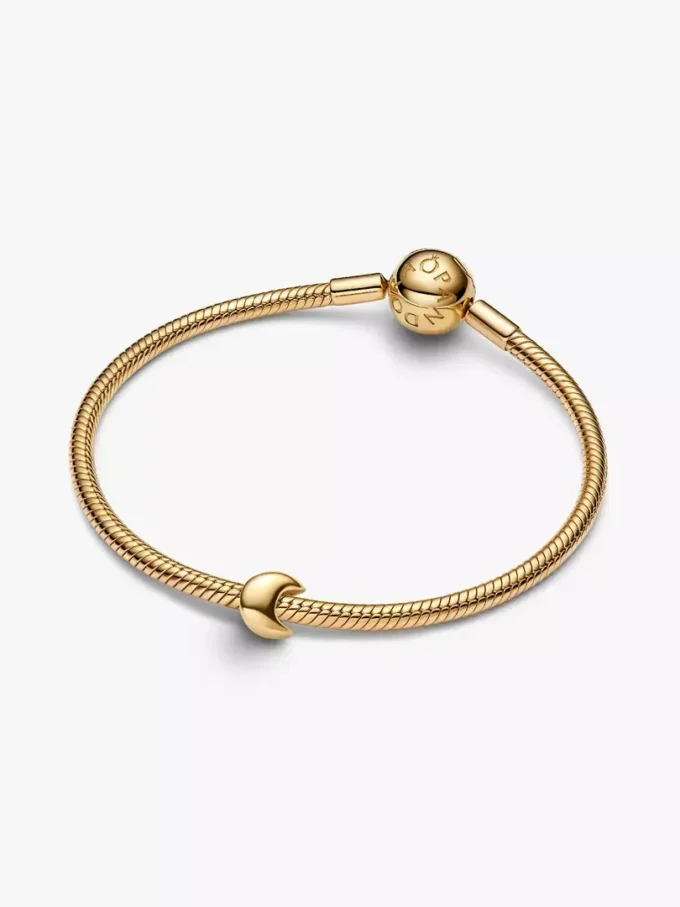 Mini-Charm „Moon“ mit 14-karätiger Vergoldung Mini-Charm „Moon“ mit 14-karätiger Vergoldung