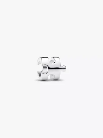 Mini-Charm „Puzzleteil“ aus Sterlingsilber