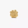 Mini-Charm „Strukturiertes Kleeblatt“ mit 14-karätiger Vergoldung Mini-Charm „Strukturiertes Kleeblatt“ mit 14-karätiger Vergoldung