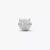Mini-Charm „Texturierte Eule“ aus Sterlingsilber Mini-Charm „Texturierte Eule“ aus Sterlingsilber