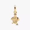 Mini-Dangle Charm „Grüne Schildkröte“, 14-karätig vergoldet Mini-Dangle Charm „Grüne Schildkröte“, 14-karätig vergoldet