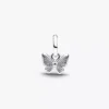 Mini-Dangle Charm „Rosa Schmetterling“ aus Sterlingsilber Mini-Dangle Charm „Rosa Schmetterling“ aus Sterlingsilber