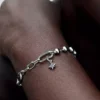 Mini-Dangle Charm „Stern“ aus Sterlingsilber