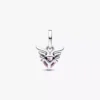 Mini-Dangle Charm „Winged Heart“ aus Sterlingsilber Mini-Dangle Charm „Winged Heart“ aus Sterlingsilber
