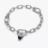 Mini-Dangle Charm „Winged Heart“ aus Sterlingsilber Mini-Dangle Charm „Winged Heart“ aus Sterlingsilber