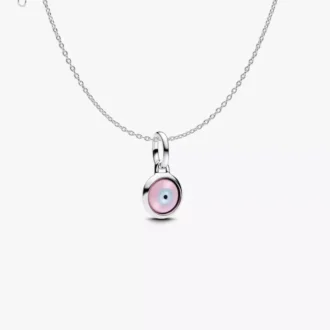 Mini-Halskette mit „Evil Eye“-Charm, 2er-Set
