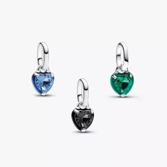 Mini-Herz-Charm-Trio, 3er-Set