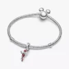 Minnie-Maus-Eislauf-Dangle Charm aus Sterlingsilber Minnie-Maus-Eislauf-Dangle Charm aus Sterlingsilber