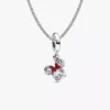 Minnie-Mouse-Weihnachts-Dangle Charm-Halsketten-Set, 2er-Set Minnie-Mouse-Weihnachts-Dangle Charm-Halsketten-Set, 2er-Set